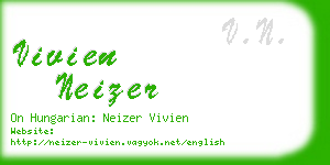 vivien neizer business card